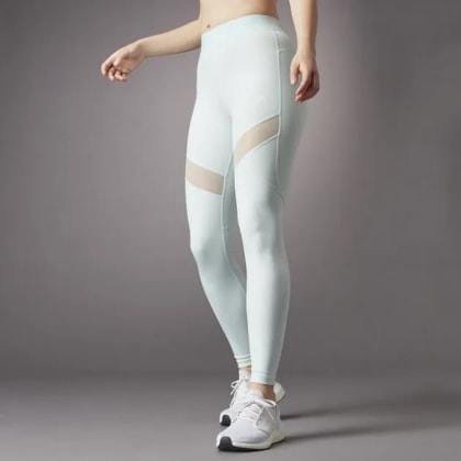 Legging Adidas Longa Cintura Alta Hyperglam Feminino Verde Claro